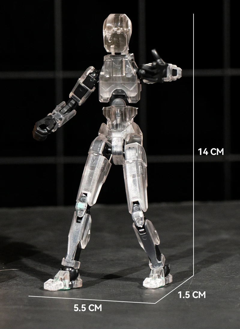 T13 Action Figure Titan 13 Action Figure Dummy Lucky 13 Action Figure 3D Printed Multi-Jointed Movable Nova 13 Action Figure Toy