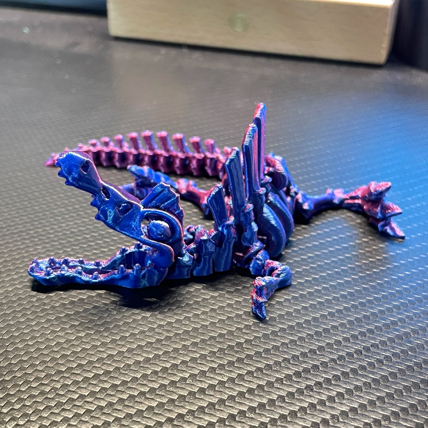 3D Printed Spinosaurus Figurine Multi Joints Movable Dinosaur Action Figure Desktop Decor Ornament Gift