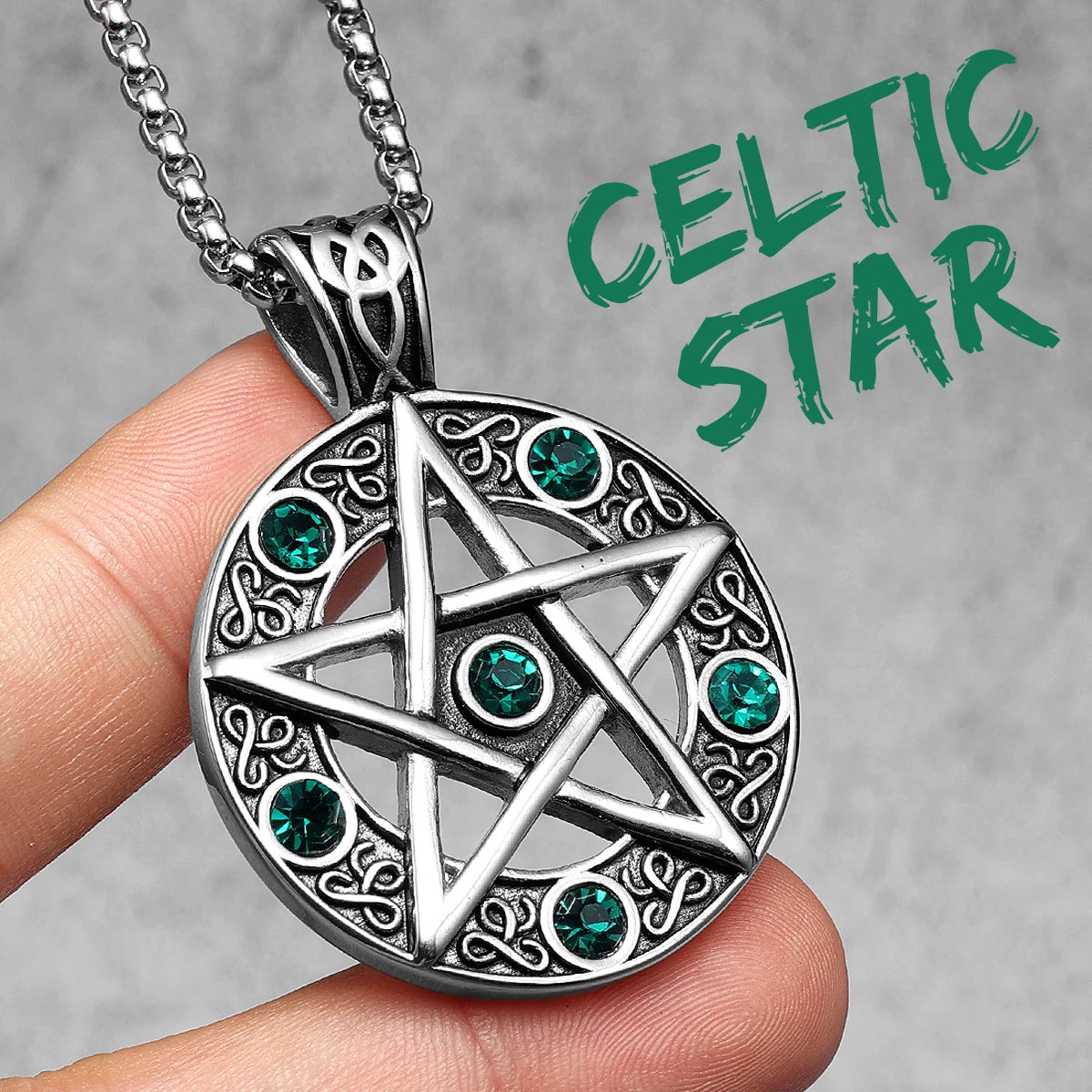 Judaism Seal of Solomon Stainless Steel Men Necklaces Pendant Chain Punk For Women Fashion Jewelry Gifts Wholesale Dropshiping