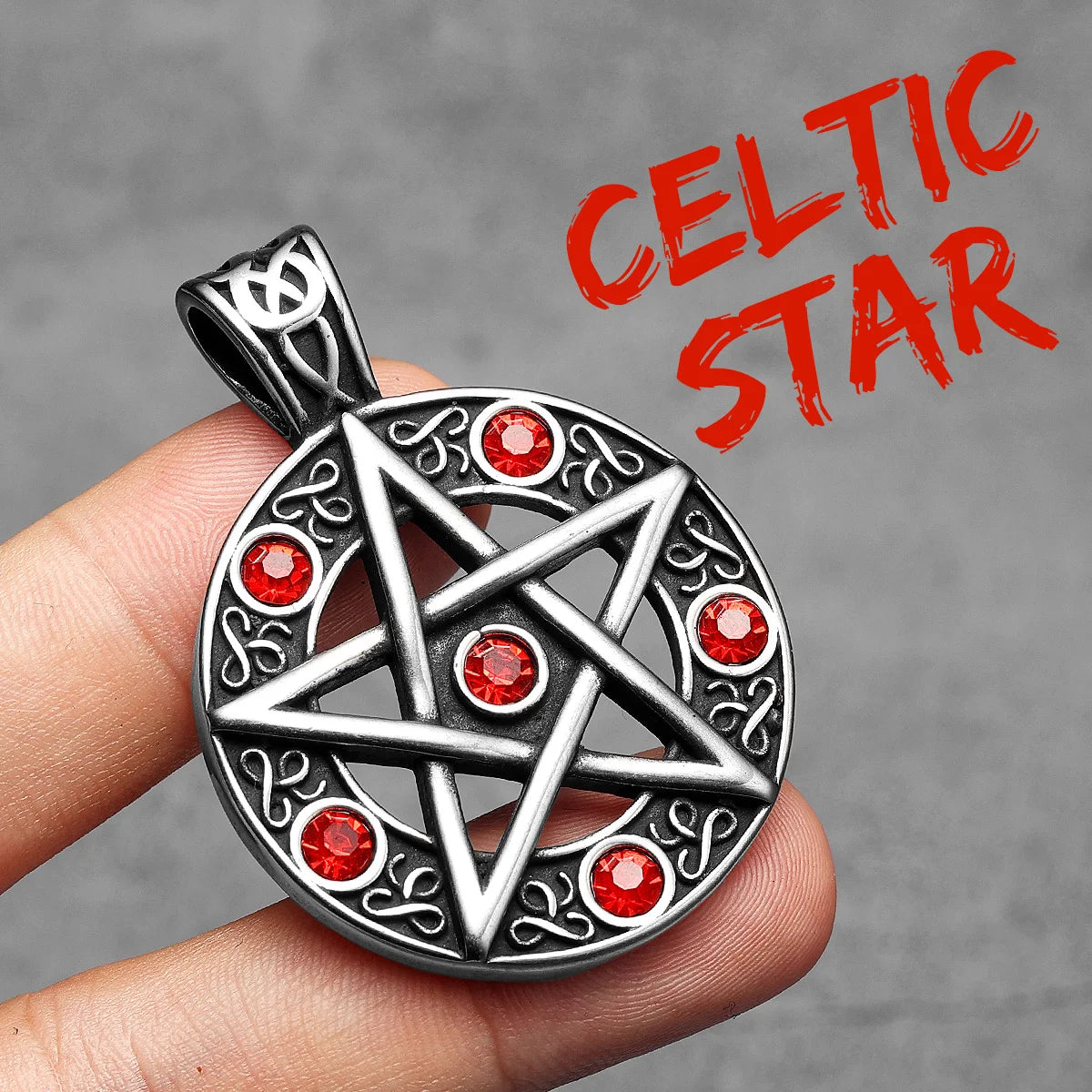 Judaism Seal of Solomon Stainless Steel Men Necklaces Pendant Chain Punk For Women Fashion Jewelry Gifts Wholesale Dropshiping