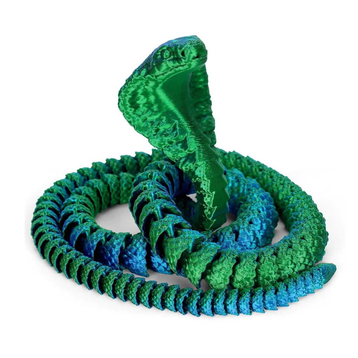 3D Printed Snake Serpent Figures Desk Accessories for Boy 3D Printed Dragon Room Desktop Ornament Office Accessories Figurines