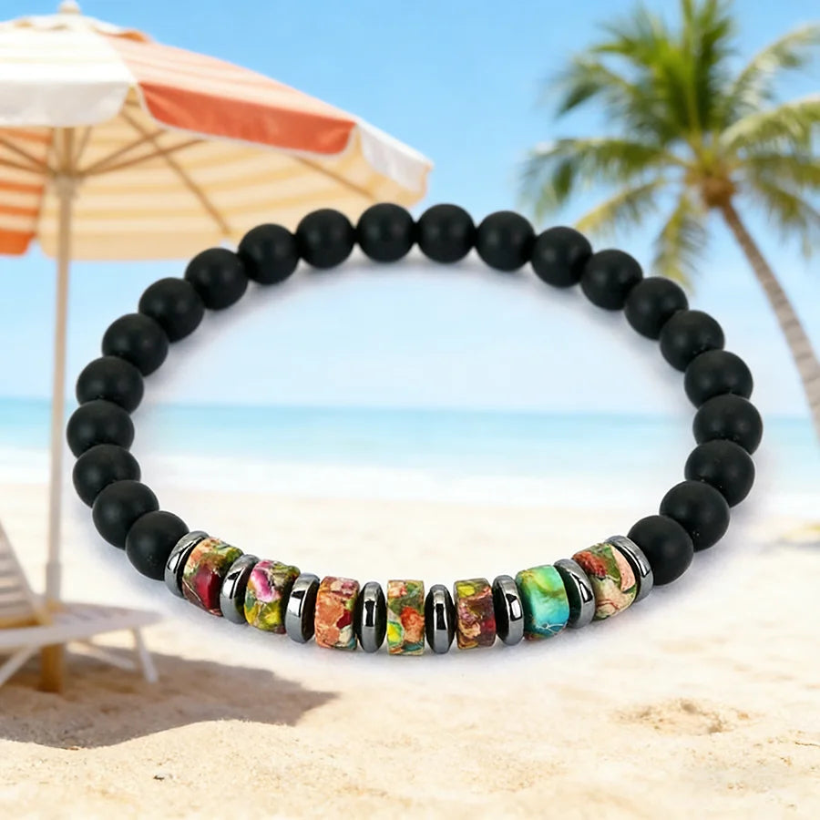 Stylish Emperor Stone Bracelet Unisex Apparel Accessories 5 Colors Healing Meditation Versatile Braslet Perfect Gift Jewelry