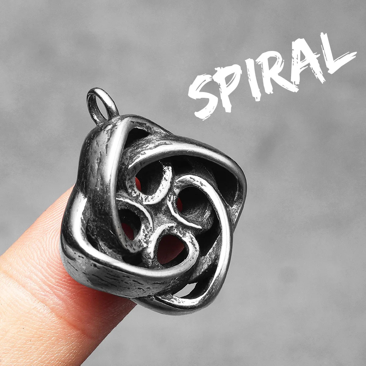 Celtic Knot Spiral Stainless Steel Men Necklaces Pendant Chain Punk Unique for Women Fashion Jewelry Gifts Wholesale Dropshiping