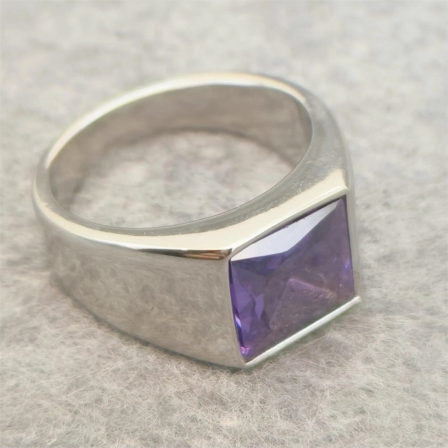 BEIER New Store Square Fashion Design Blue and Green Stone Luxury Men's and Women's Rings High quality gift LLBR8-587R