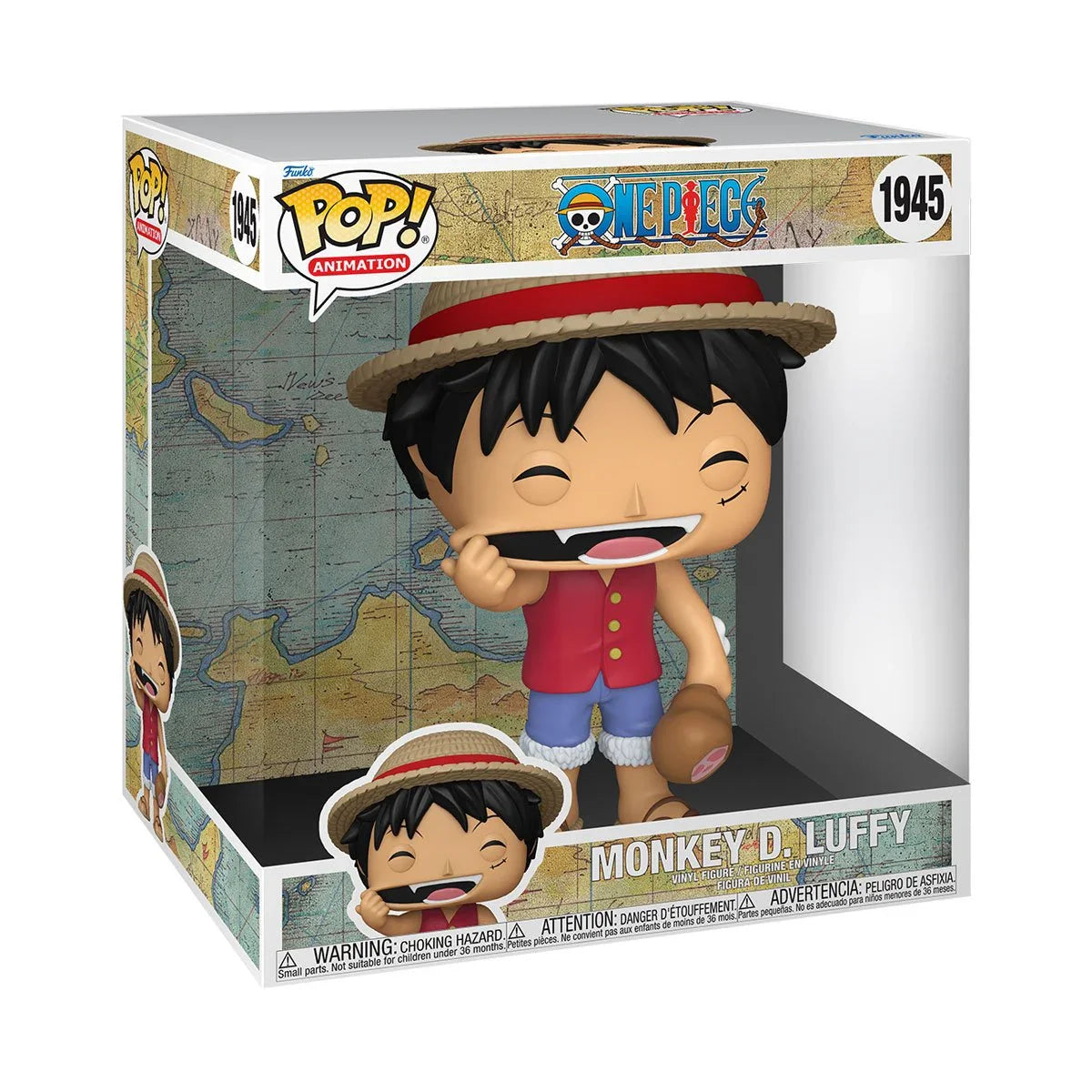 One Piece Monkey D. Luffy with Meat Jumbo 10-Inch Funko Pop! Vinyl Figure #1945