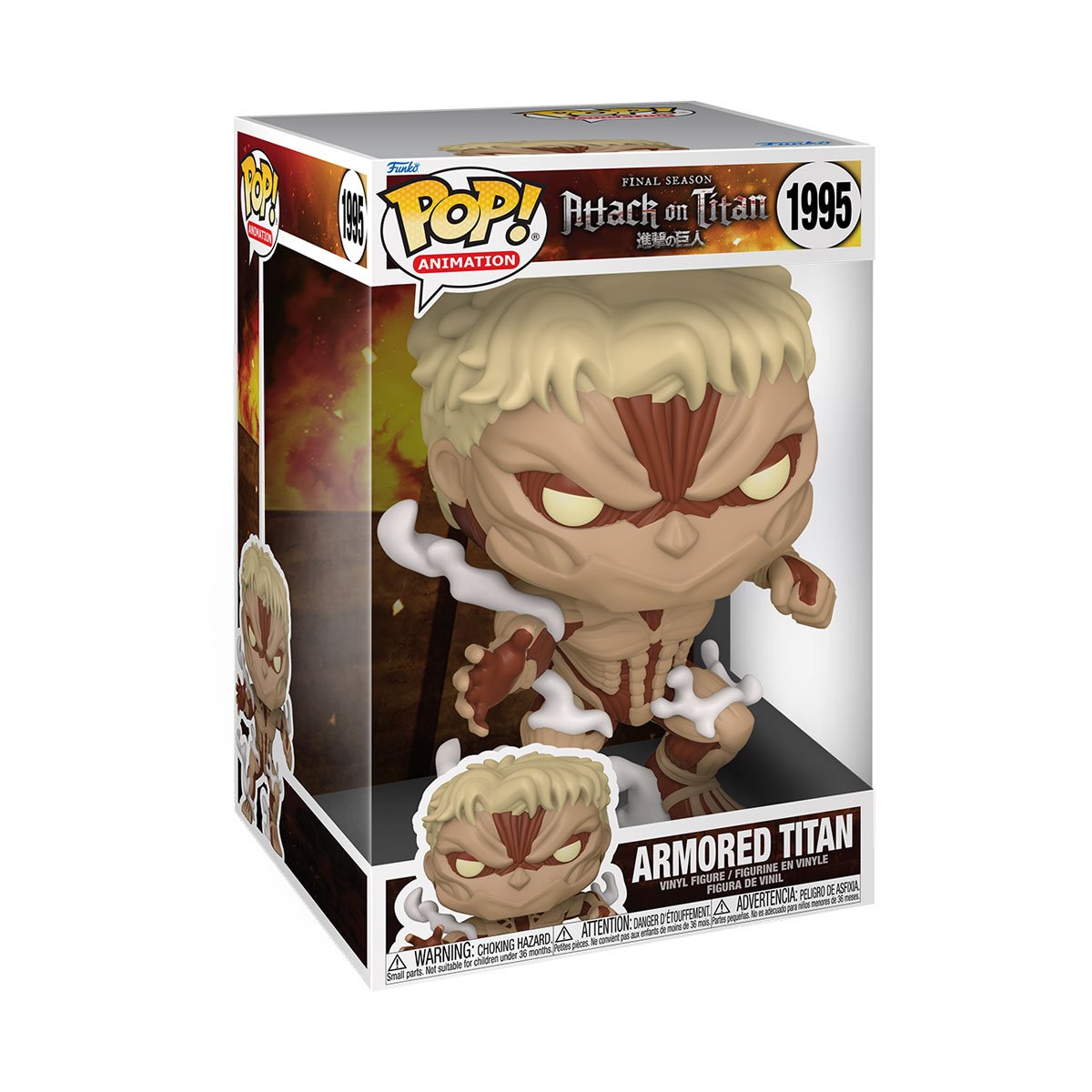 Attack on Titan Armored Titan Jumbo 10 1/4-Inch Funko Pop! Vinyl Figure #1995