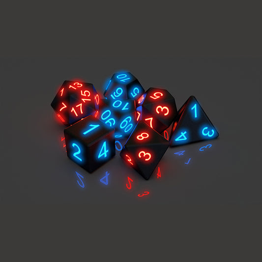 Luminous Dice Set Running Group Board Game Electronic Dice Photo Color
