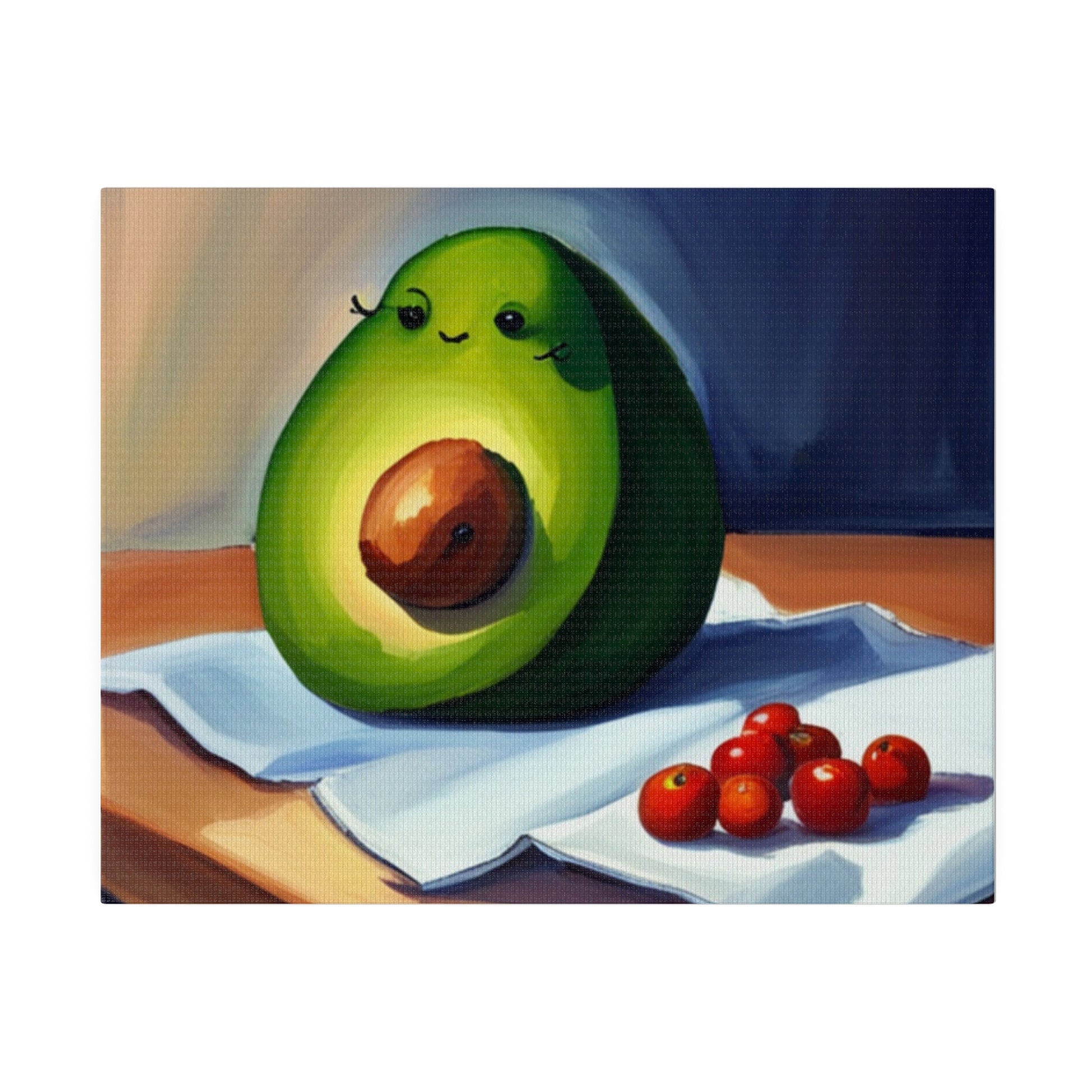 The Great Avocado, Stretched, 0.75" 10" x 8" (Horizontal) 0.75''