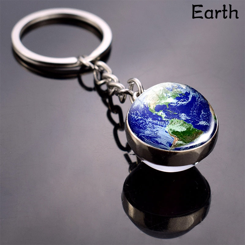 Solar System Eight Planets Keychain, Keychain Accessory, Astronomy Gift, Planet Keyring, Star Design, Durable Keyring, Celestial Keyring, Spacethemed Accessory, Collectors, Science Lovers