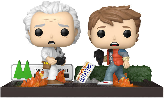 Funko POP! Moment: Back to the Future Doc & Marty at Twin Pines Mall [PRE-ORDER: Distributor delayed delivery until October 2025!]