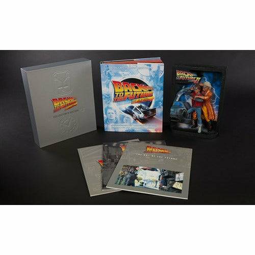 Back to the Future: The Ultimate Visual History Collector's Edition Hardcover book with Sculpted Movie Poster [2017]