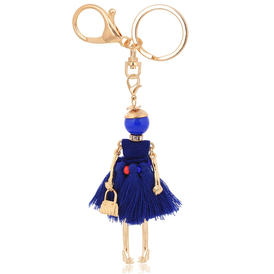 Women Keychain for Lady 2022 New Statement Charm Metal Key Chain Jewelry Cute Gift Female Bag Pendant Trendy Key Ring Wholesale KE 2024