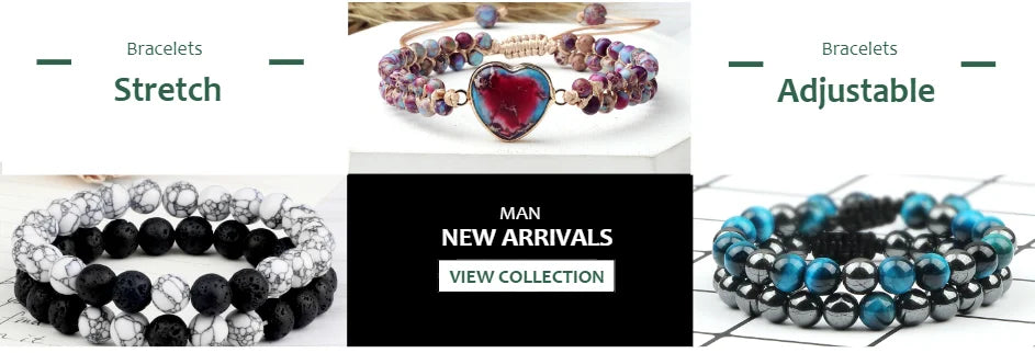 Blue Evil Eye Beaded Bracelets Natural Cat Eye Stone 6 8mm Opal Men Bangles Adjustable Women Bracelet Lucky Yoga Jewelry Gifts