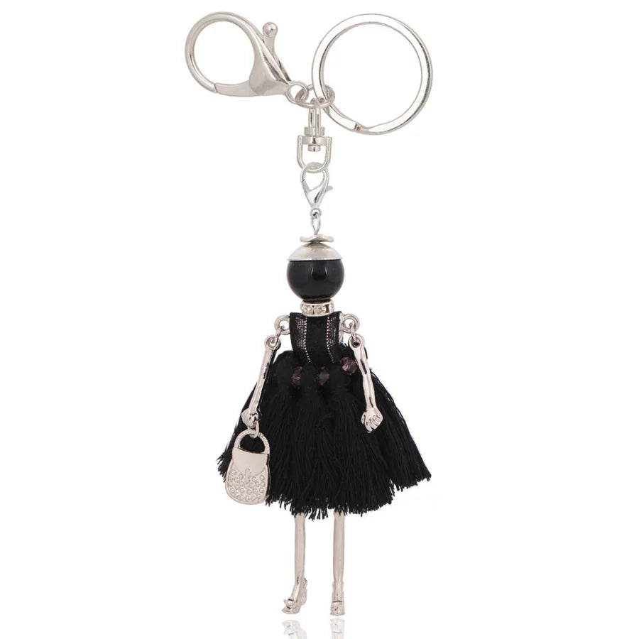 Women Keychain for Lady 2022 New Statement Charm Metal Key Chain Jewelry Cute Gift Female Bag Pendant Trendy Key Ring Wholesale KE 2056