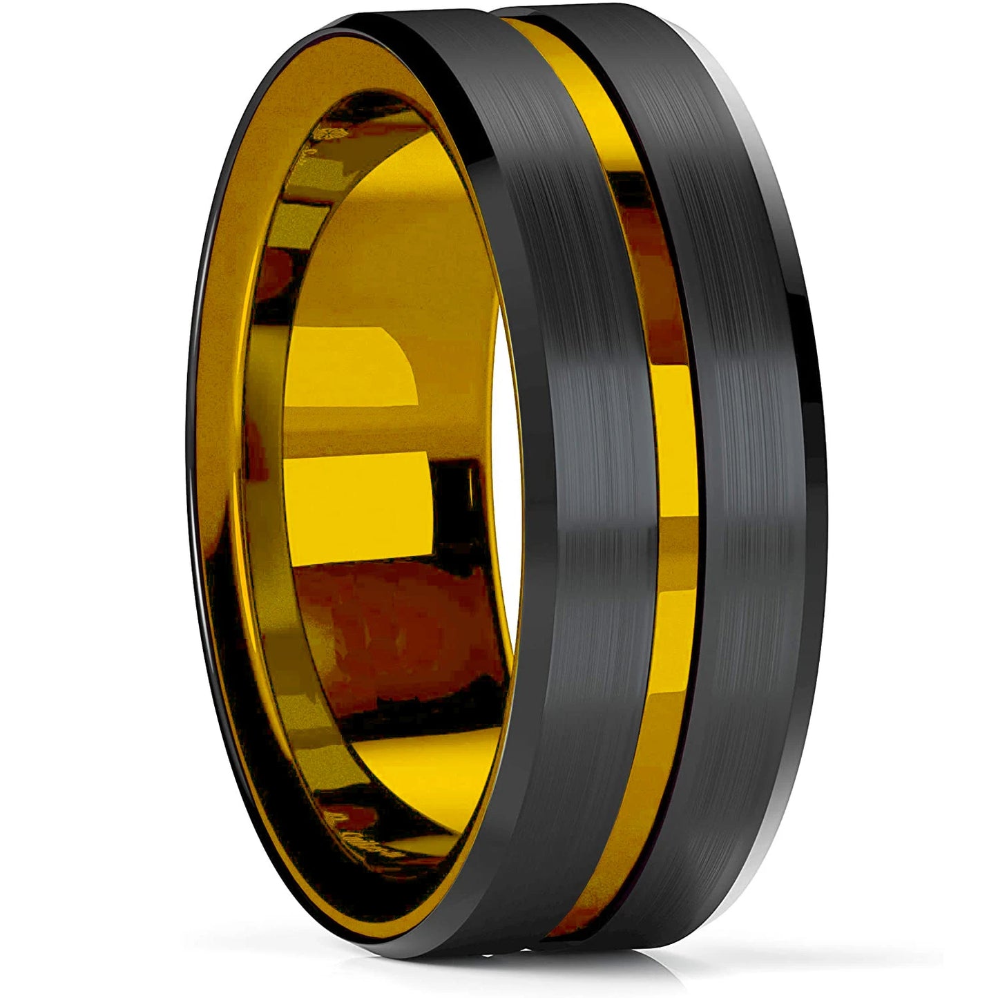 48 styles Fashion 8mm Celtic Dragon Stainless Steel Ring For Men Women Inlay carbon fibre Wedding Band Jewelry Anniversary Gifts