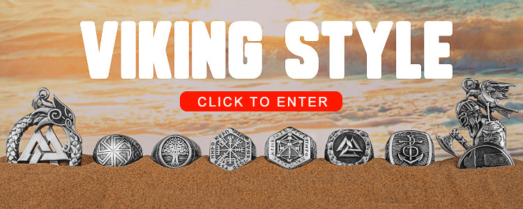 Vikings Odin Rune Necklace Various Men's Nordic Vegvisir Valknut Amulet Pendant Stainless Steel Punk Fashion Jewelry Wholesale