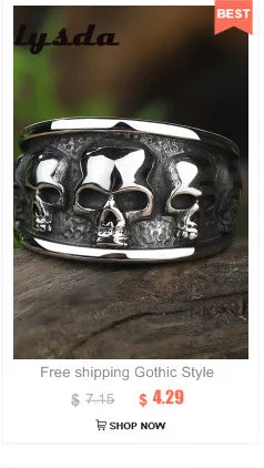 Onlysda Viking Gothic Stainless Steel Geometry Ring Men Wedding Rings Womens Band  Jewelry Gift