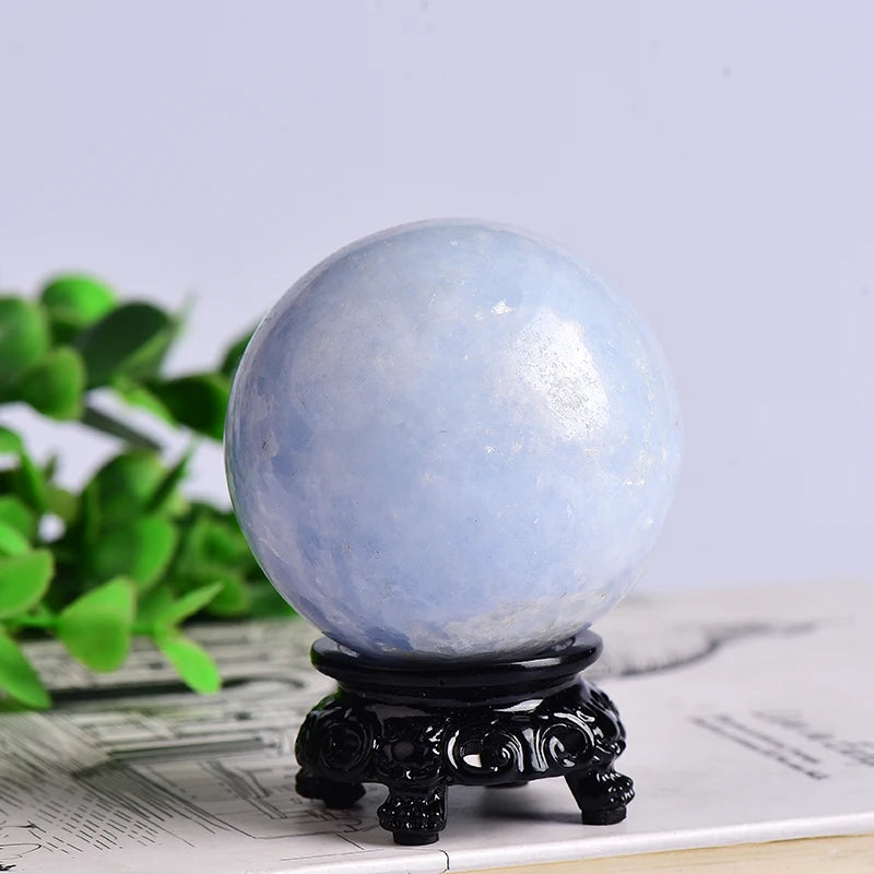 1PC Natural Dream Amethyst Ball Polished Globe Massaging Ball Reiki Healing Stone Home Decoration Exquisite Gifts Souvenirs Gift kyanite