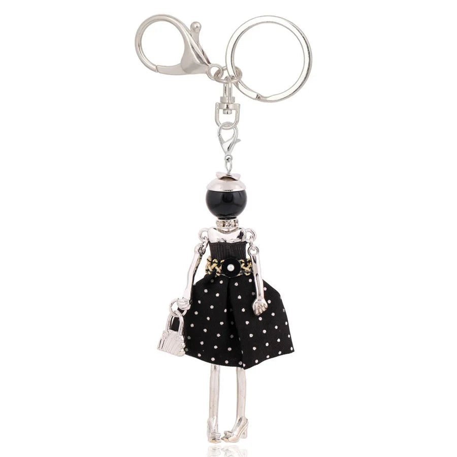 Women Keychain for Lady 2022 New Statement Charm Metal Key Chain Jewelry Cute Gift Female Bag Pendant Trendy Key Ring Wholesale KE 2001