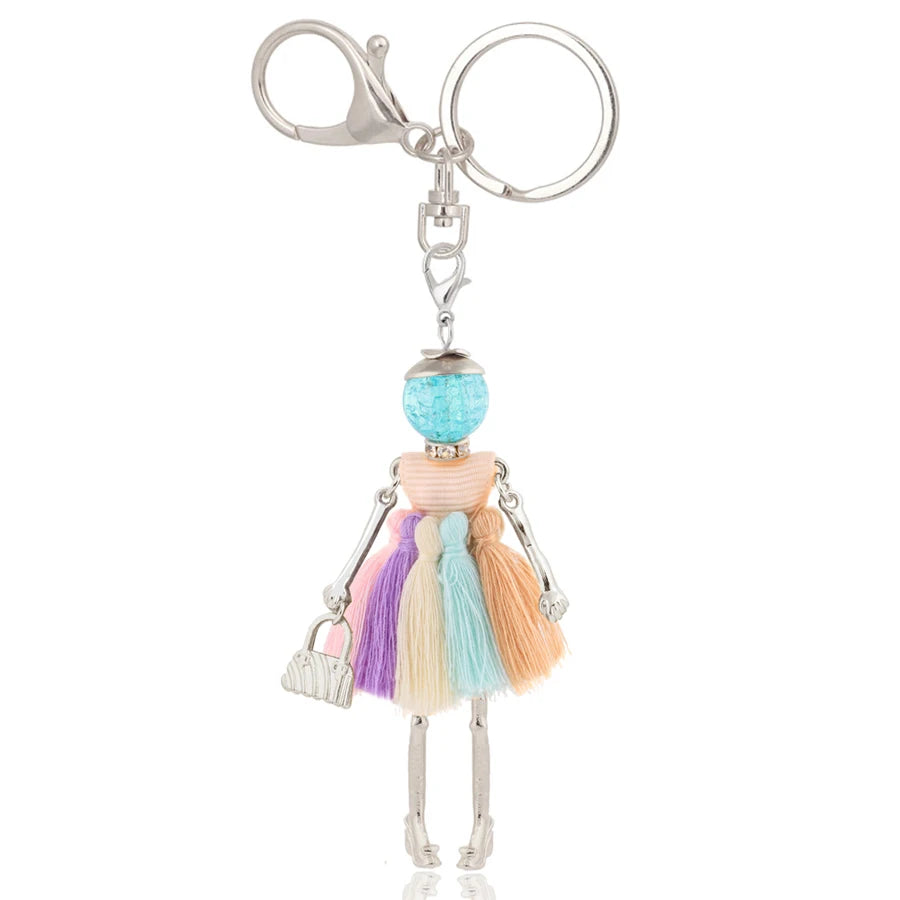 Women Keychain for Lady 2022 New Statement Charm Metal Key Chain Jewelry Cute Gift Female Bag Pendant Trendy Key Ring Wholesale KE 2018