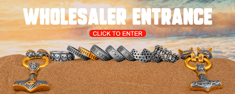 Vikings Odin Rune Necklace Various Men's Nordic Vegvisir Valknut Amulet Pendant Stainless Steel Punk Fashion Jewelry Wholesale