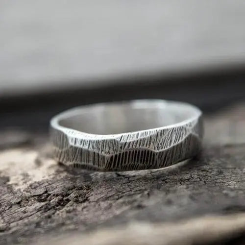 Onlysda Viking Gothic Stainless Steel Geometry Ring Men Wedding Rings Womens Band  Jewelry Gift