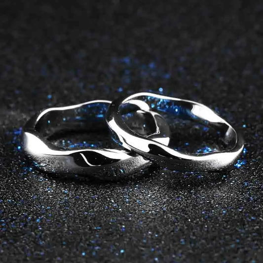 Beier 316L stainless steel Twisted irregular shape suitable for men and women's fashion simple high quality jewelry LLBR8-689R