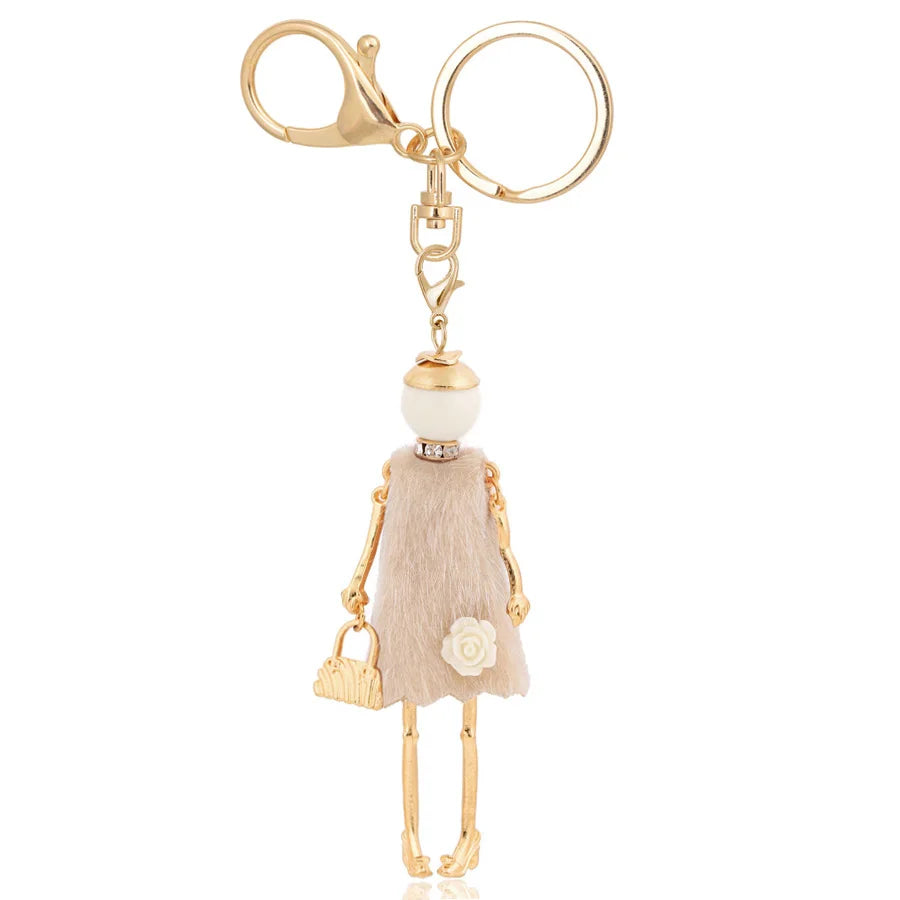 Women Keychain for Lady 2022 New Statement Charm Metal Key Chain Jewelry Cute Gift Female Bag Pendant Trendy Key Ring Wholesale KE 2026