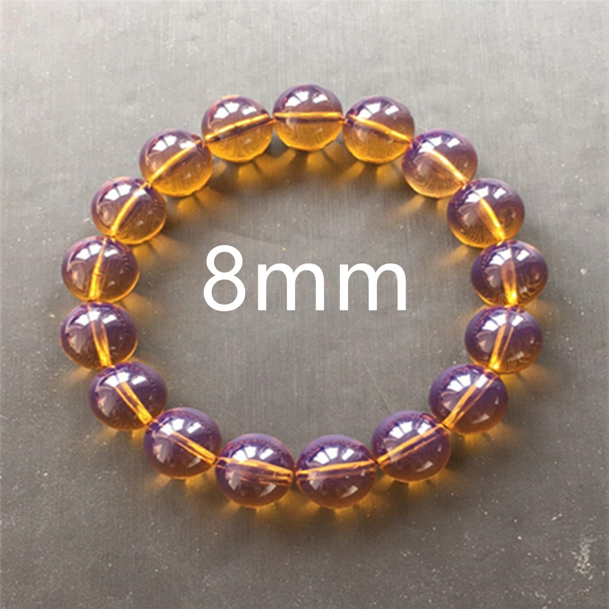 Genuine Natural Yellow Amber Blue Dominican Round Beads Bracelet Women Men Amber Healing 12mm 10mm 8mm Stretch Jewelry AAAAA 8mm