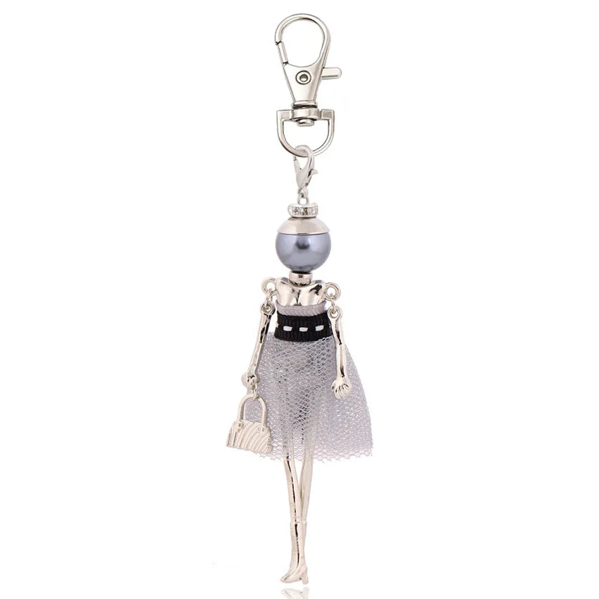 Fashion Keychain For Women Charm Key Chain Bag Pendant Holder Jewelry Handmade Girl Gift Jewelry