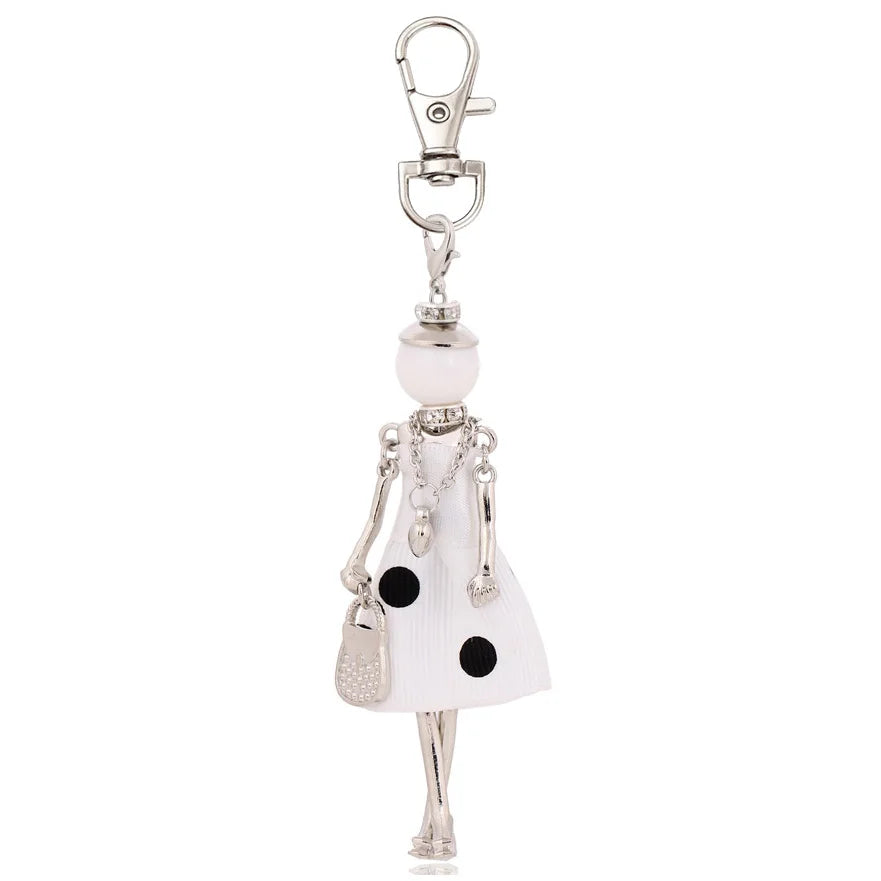 Fashion Keychain For Women Charm Key Chain Bag Pendant Holder Jewelry Handmade Girl Gift Jewelry 0002-1