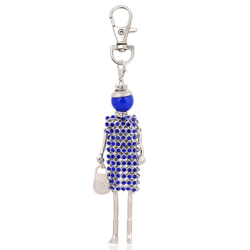 Fashion Keychain For Women Charm Key Chain Bag Pendant Holder Jewelry Handmade Girl Gift Jewelry 0002-15