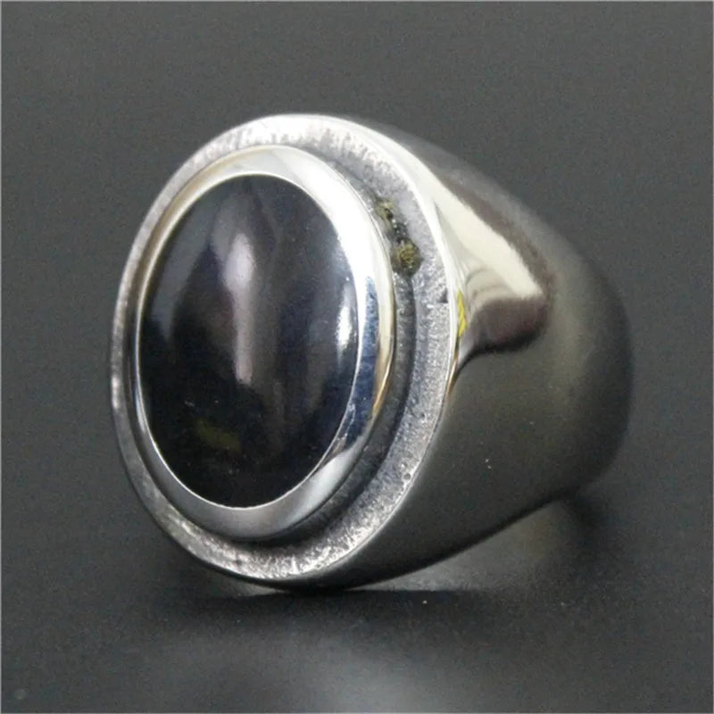 Man Ring 316L Stainless Steel Polishing Biker Style Ring