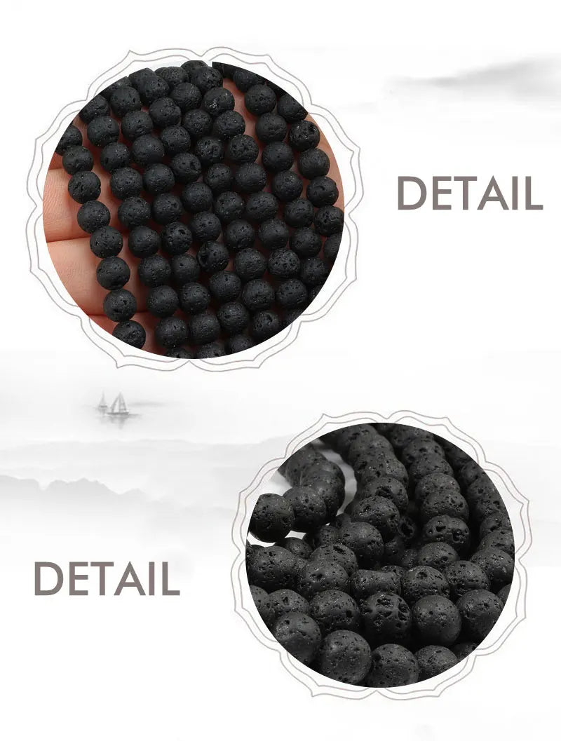 12 Style Bracelet Men Black Lava Healing Balance Beads Reiki Buddha Prayer Natural Stone Yoga Bracelet For Women Leopard Head