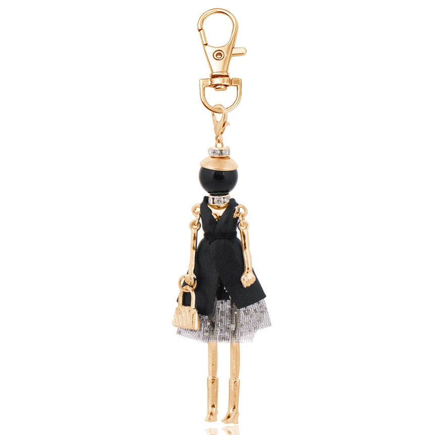 Fashion Keychain For Women Charm Key Chain Bag Pendant Holder Jewelry Handmade Girl Gift Jewelry 0002-5