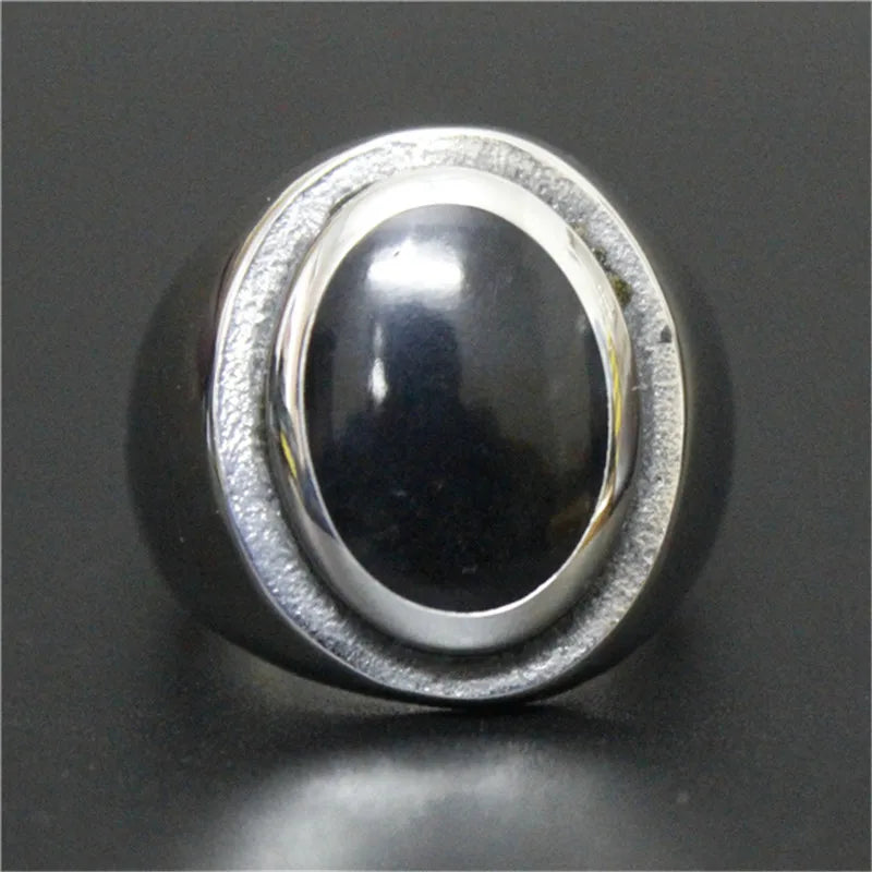 Man Ring 316L Stainless Steel Polishing Biker Style Ring 7