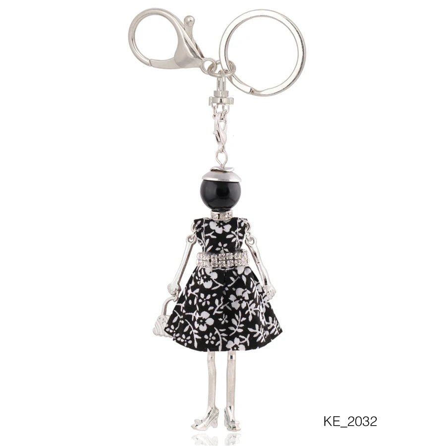 Women Keychain for Lady 2022 New Statement Charm Metal Key Chain Jewelry Cute Gift Female Bag Pendant Trendy Key Ring Wholesale KE 2032