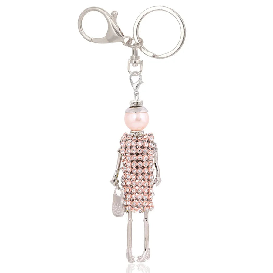 Women Keychain for Lady 2022 New Statement Charm Metal Key Chain Jewelry Cute Gift Female Bag Pendant Trendy Key Ring Wholesale KE 2010