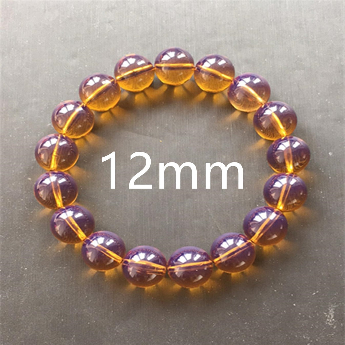 Genuine Natural Yellow Amber Blue Dominican Round Beads Bracelet Women Men Amber Healing 12mm 10mm 8mm Stretch Jewelry AAAAA 12mm