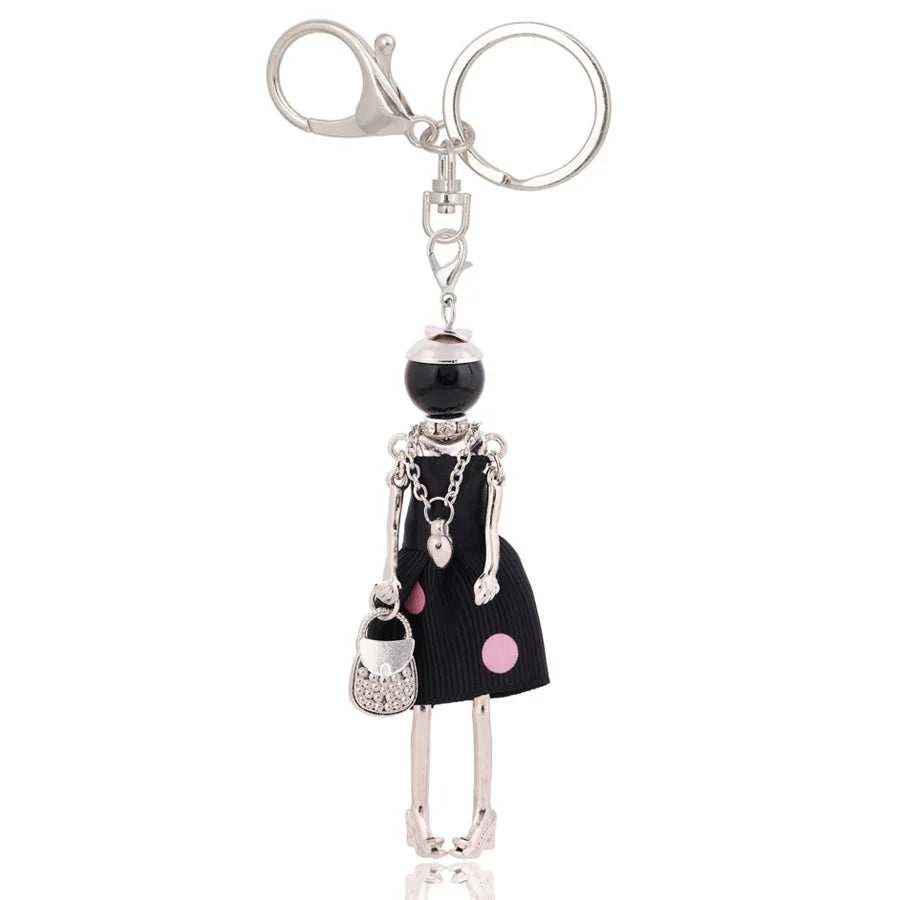 Women Keychain for Lady 2022 New Statement Charm Metal Key Chain Jewelry Cute Gift Female Bag Pendant Trendy Key Ring Wholesale KE 2019