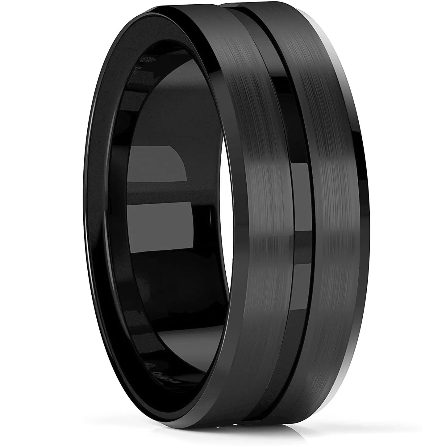48 styles Fashion 8mm Celtic Dragon Stainless Steel Ring For Men Women Inlay carbon fibre Wedding Band Jewelry Anniversary Gifts
