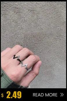 Onlysda Viking Gothic Stainless Steel Geometry Ring Men Wedding Rings Womens Band  Jewelry Gift