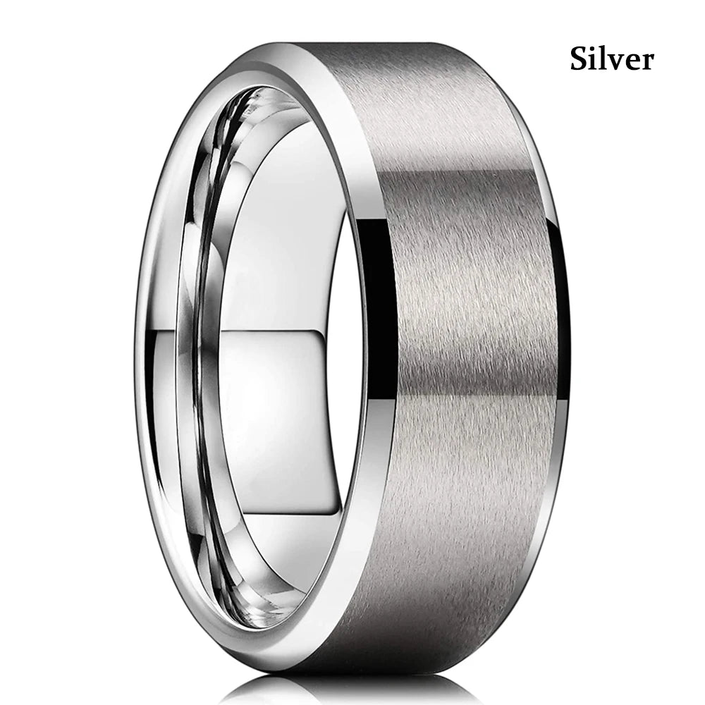 Fashion Black Tungsten Wedding Celtic Dragon Rings For Men Inlaid Green Zircon Punk Men Stainless Steel Green Carbon Fibre Ring
