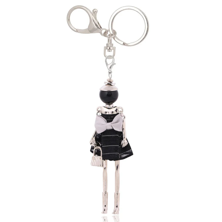 Women Keychain for Lady 2022 New Statement Charm Metal Key Chain Jewelry Cute Gift Female Bag Pendant Trendy Key Ring Wholesale KE 2052