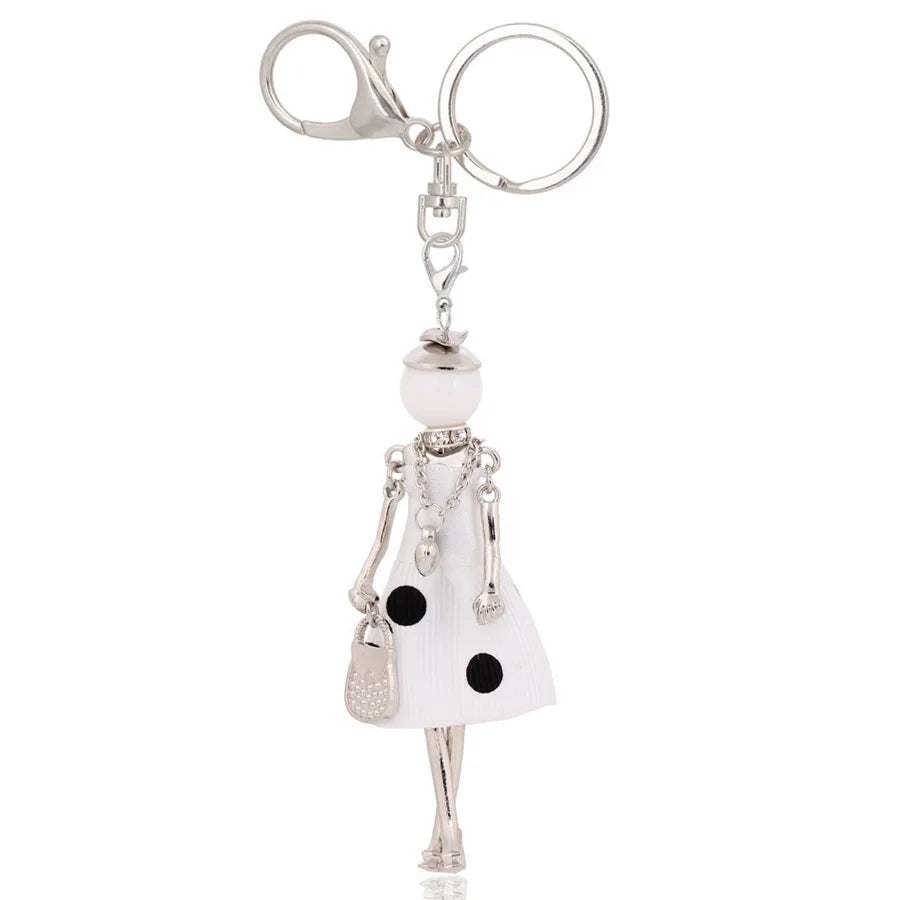 Women Keychain for Lady 2022 New Statement Charm Metal Key Chain Jewelry Cute Gift Female Bag Pendant Trendy Key Ring Wholesale KE 2054