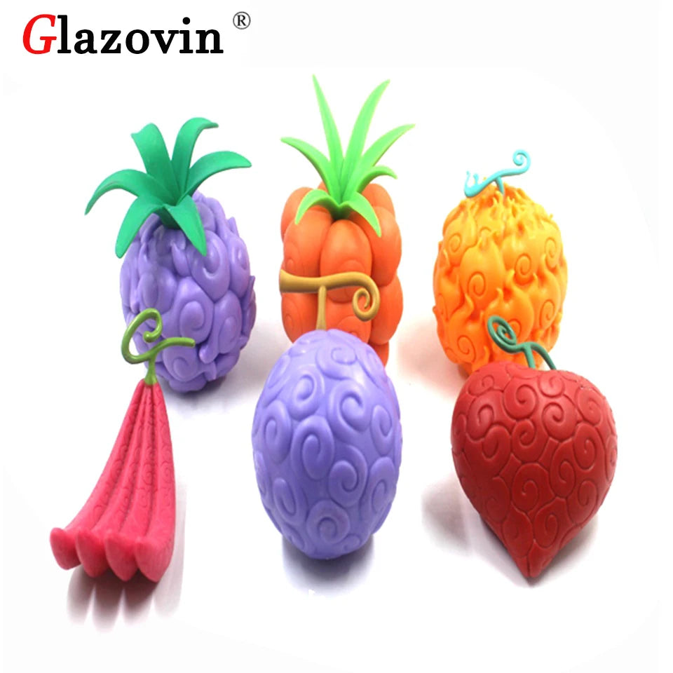 Glazovin 100% Original Genuine One Piece Devil Fruit Cursed Fruit Collection Action Figure Toys Doll For Birthday Gift