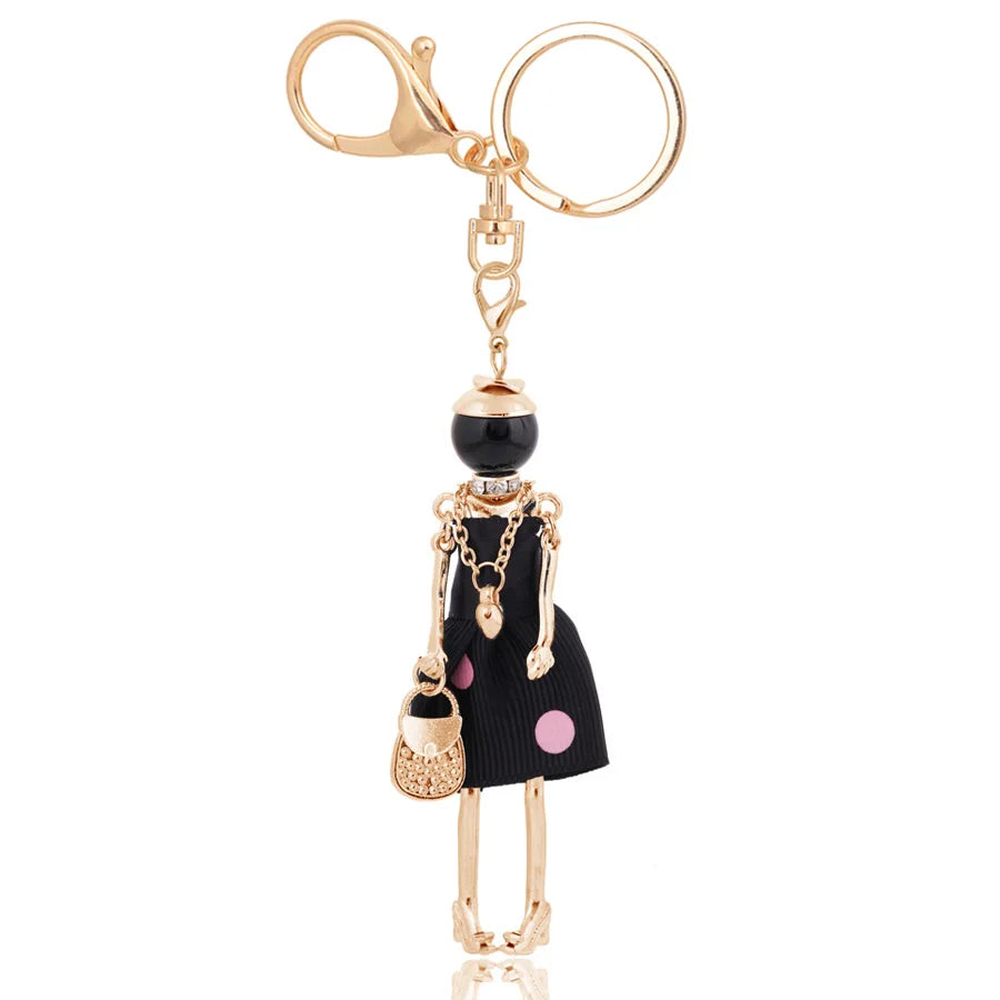 Women Keychain for Lady 2022 New Statement Charm Metal Key Chain Jewelry Cute Gift Female Bag Pendant Trendy Key Ring Wholesale KE 2015