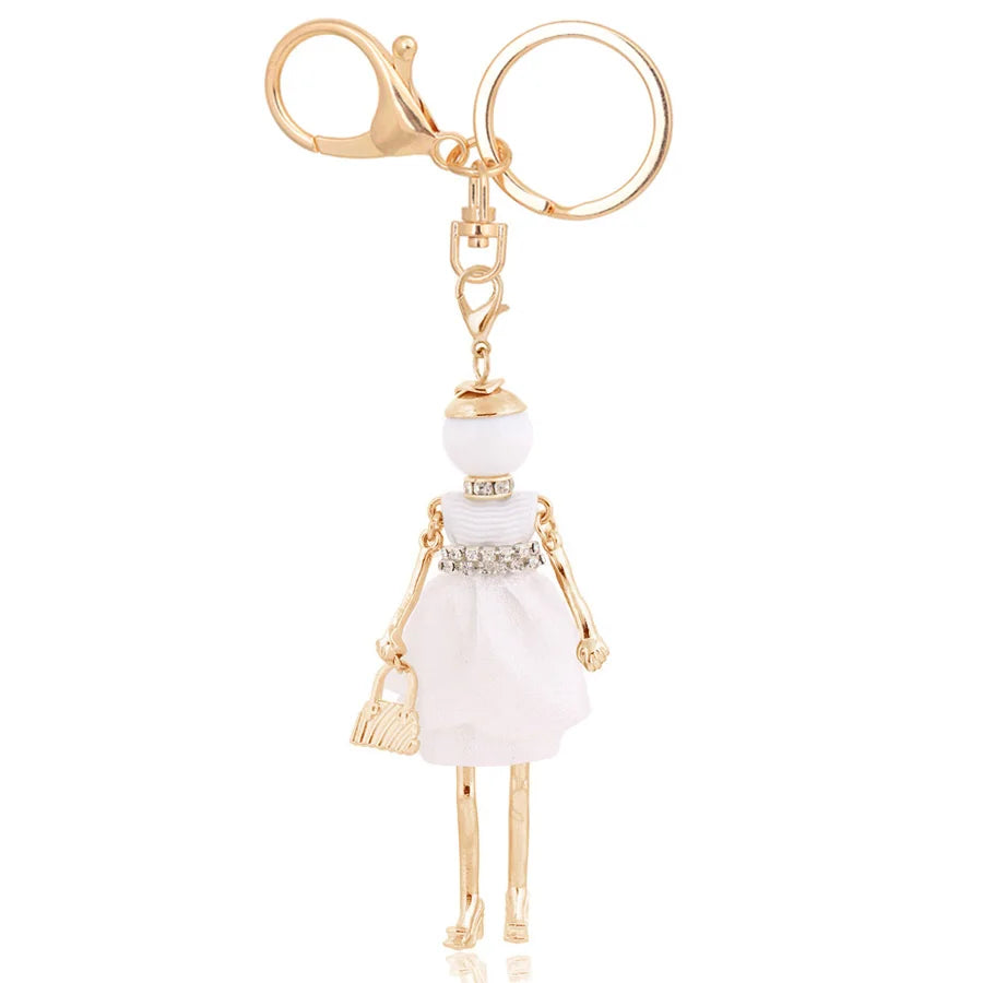 Women Keychain for Lady 2022 New Statement Charm Metal Key Chain Jewelry Cute Gift Female Bag Pendant Trendy Key Ring Wholesale KE 2020