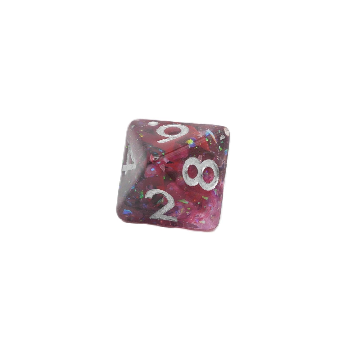 Heart's Content - 7 Piece DnD Dice Set | Acrylic RPG Gaming Dice