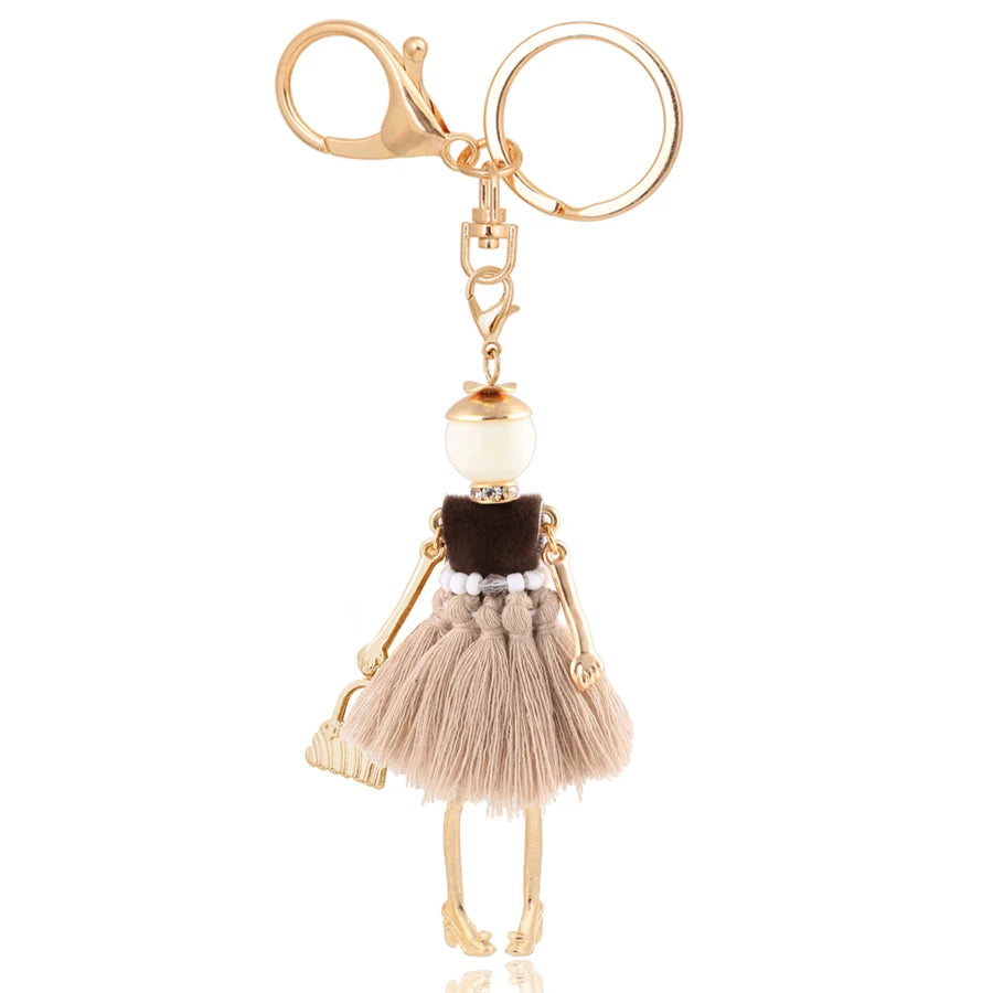 Women Keychain for Lady 2022 New Statement Charm Metal Key Chain Jewelry Cute Gift Female Bag Pendant Trendy Key Ring Wholesale KE 2014